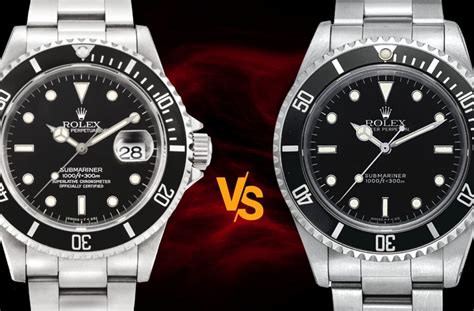 rolex submariner date vs no date pantip|2023 submariner no date 124060.